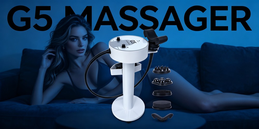 G5 VIBRATION MASSAGER WITH 8 OPERATION HEADS